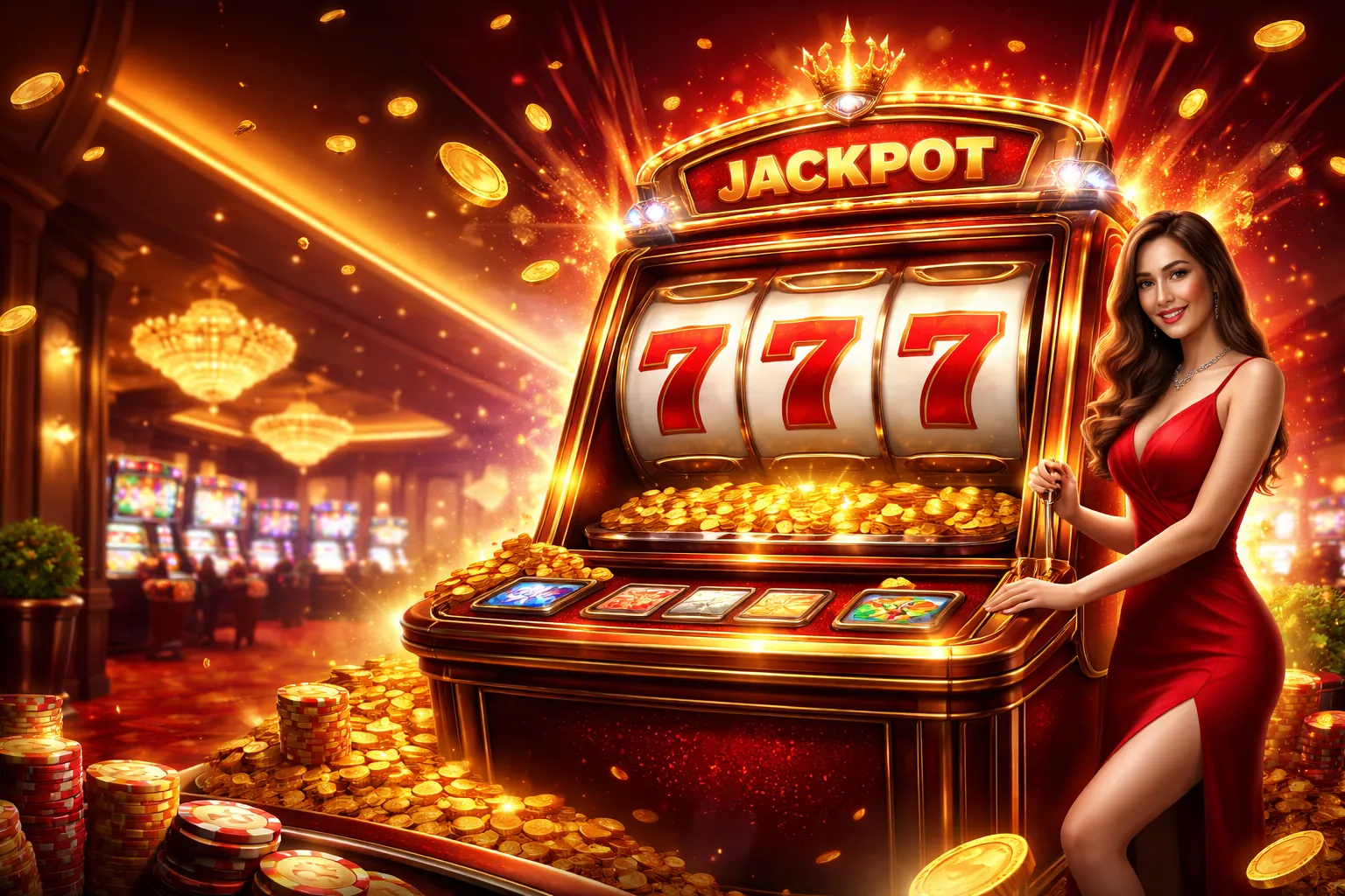 Tổng quan về các trò chơi máy đánh bạc phổ biến tại 123bet